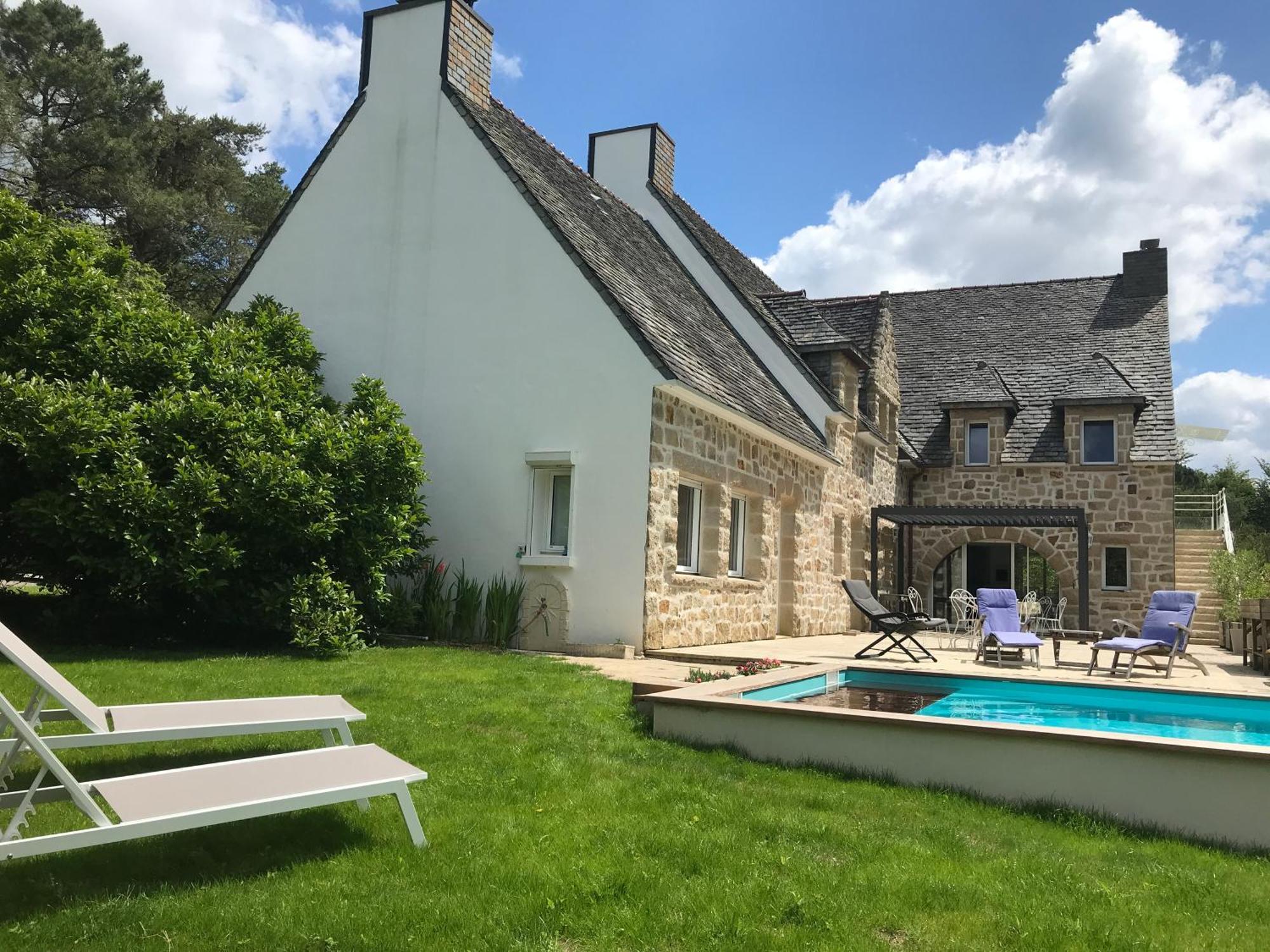 Bed and Breakfast Le Pas Du Faon Caudan Exterior foto